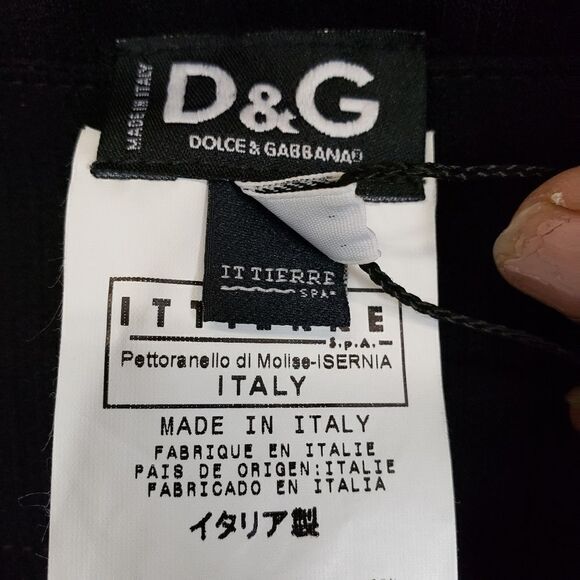 Dolce & Gabbana wide leg black slacks new - Picture 2 of 8